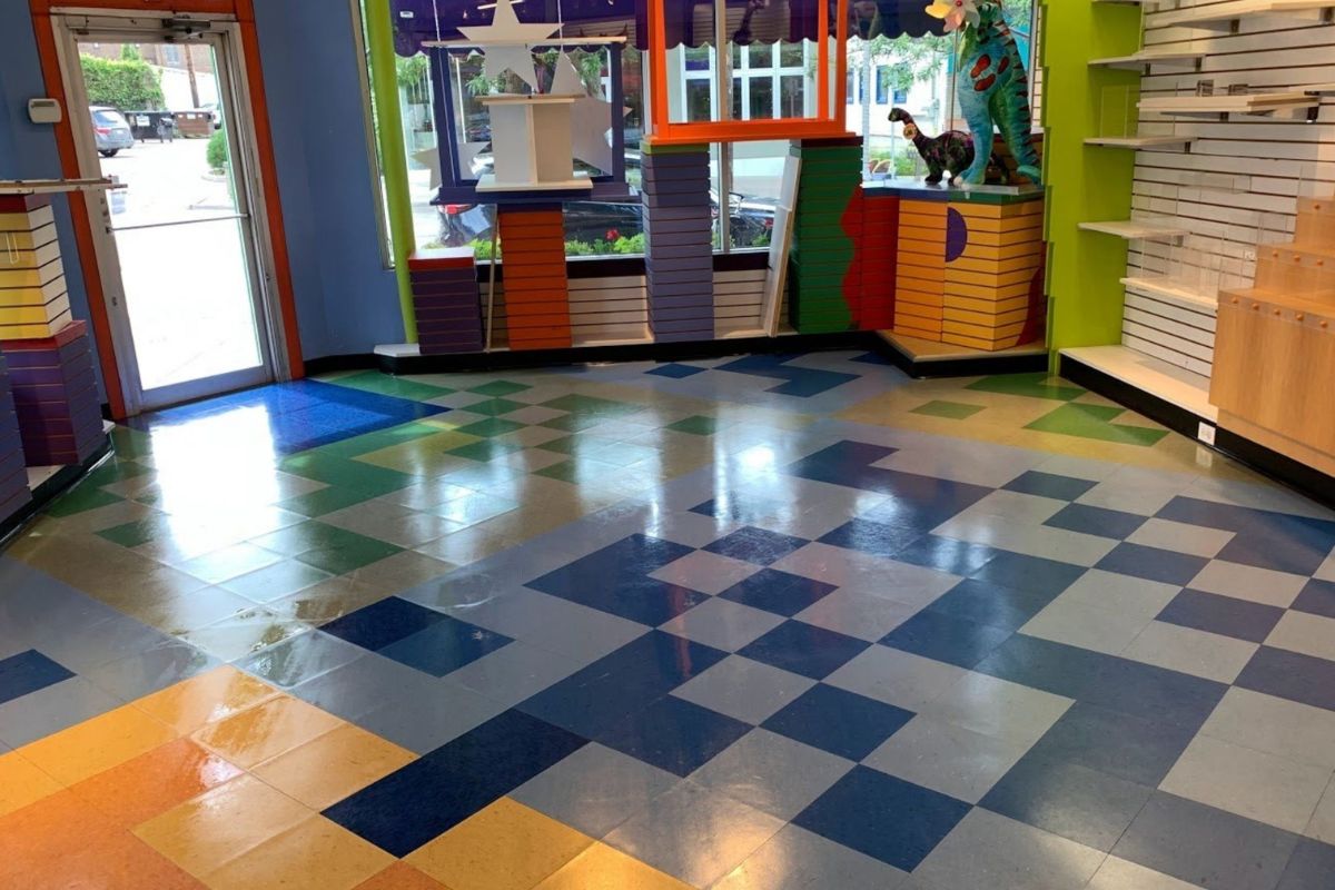 Dream Steam Residential Vinyl Floor Cleaning