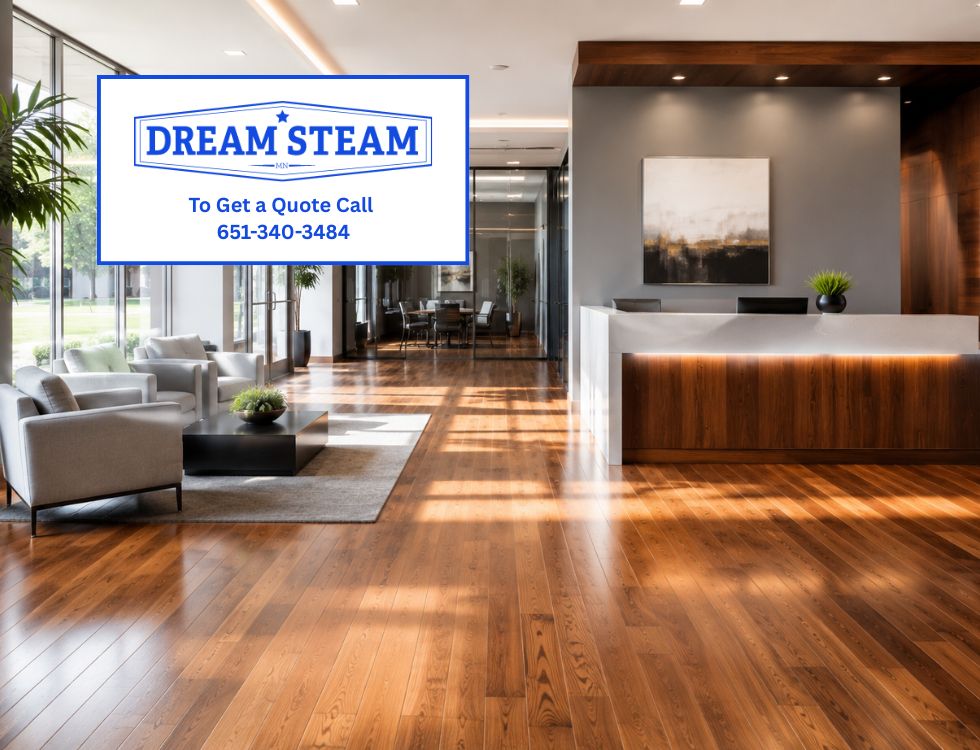 Commercial hardwood floor cleaning Dream Steam