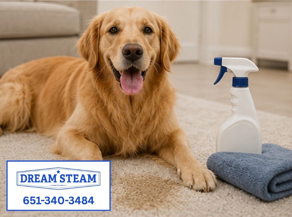 Pet odor and stain remover service Dream Steam MN